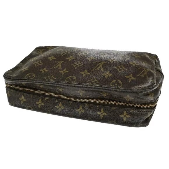 LOUIS VUITTON Trousse Toilette 28 Clutch Hand Bag Monogram Brown - Picture 12 of 16